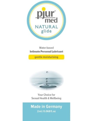 Dosette Lubrifiant Eau Natural Glide Pjur 2ml