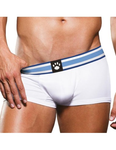Boxer Trunk Prowler Blanc-Bleu