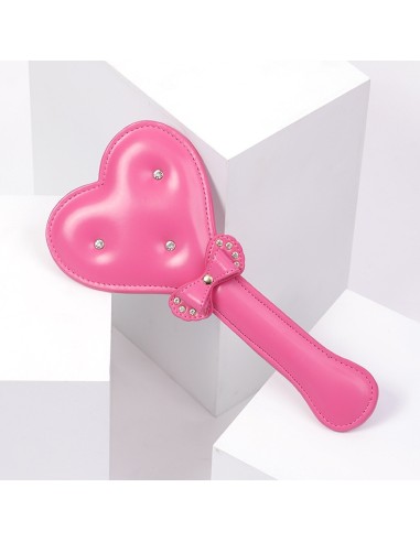 Paddle Bow Heart 30cm Rose