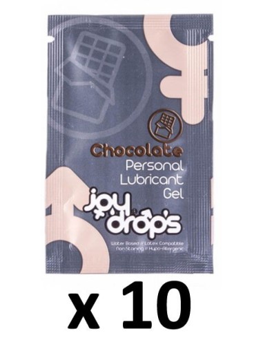 Lot de 10 dosettes de lubrifiant Arôme Chocolat 5mL