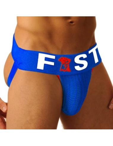 Jockstrap Fist Logo Bleu