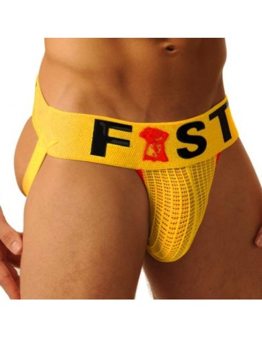 Jockstrap Fist Logo Jaune