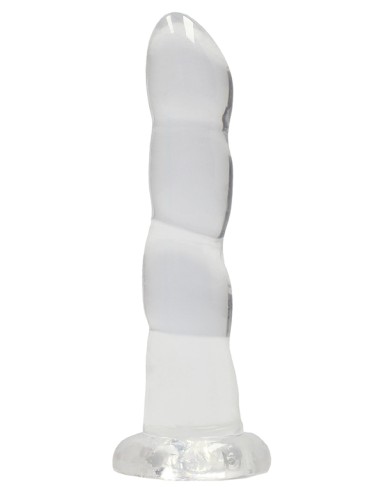 Gode Twist Crystal RealRock 16 x 4cm Transparent