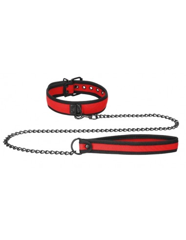 Collier Néoprène Ouch Puppy Rouge