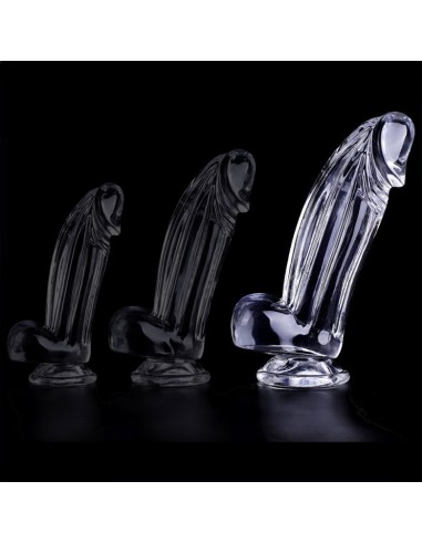 Gode transparent Kolk L 16 x 5.5cm