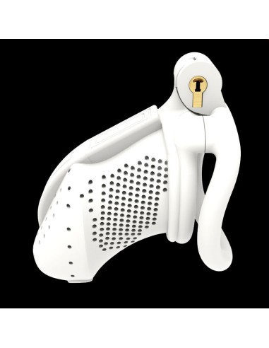 Cage de chasteté Maspia 8 x 3.3cm Blanc