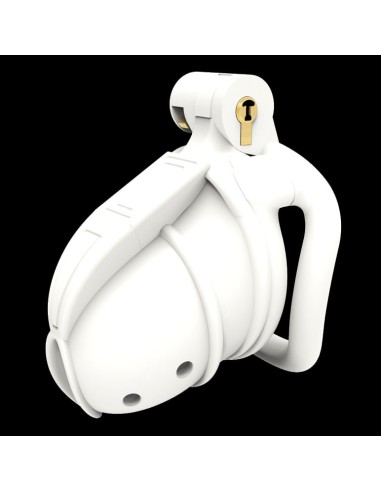 Cage de chasteté Stegria 7 x 3.5cm Blanc