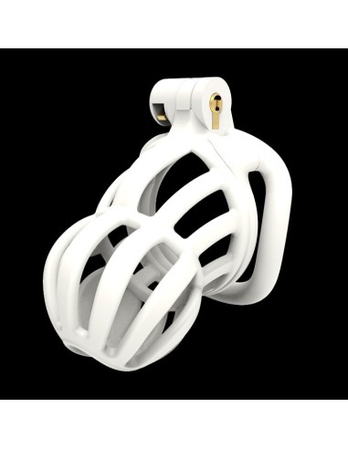 Cage de chasteté Narra 8 x 3.6cm Blanc