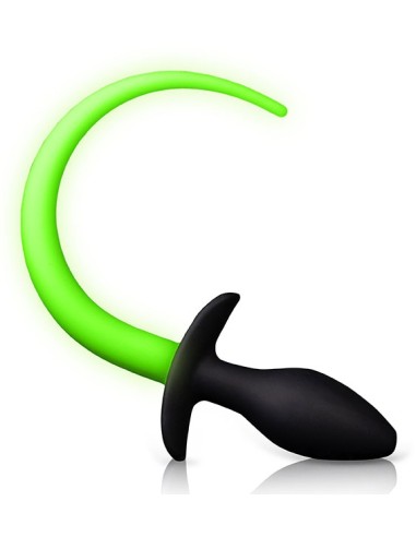 Plug Queue de chien phosphorescente Glow Tail 8 x 3.2cm