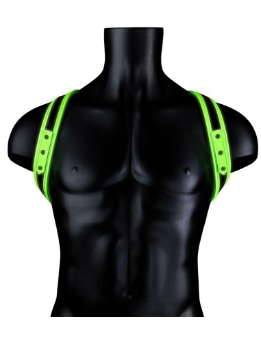 Harnais phosphorescent Sling Glow Noir-Vert Néon