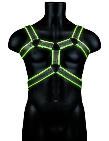 Harnais phosphorescent Glow Body Noir