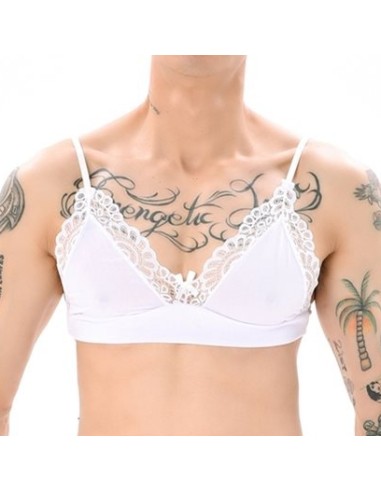 Soutien-Gorge Lace Border Blanc