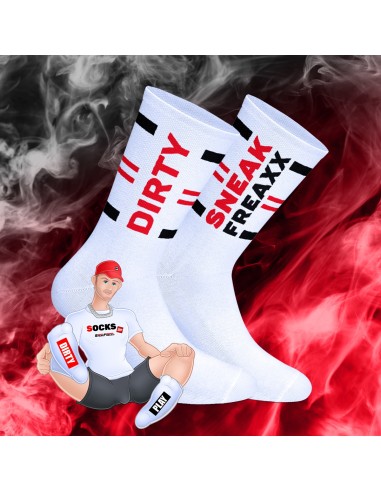 Chaussettes blanches Dirty Play Sneakfreaxx