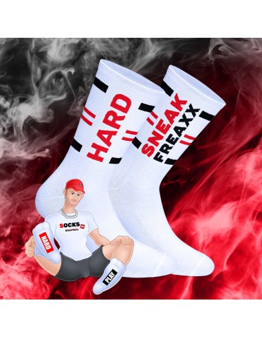 Chaussettes blanches Hard Play Sneakfreaxx