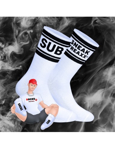 Chaussettes blanches Sub Socks Sneakfreaxx