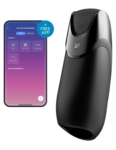 Masturbateur connecté MEN VIBRATION + Satisfyer