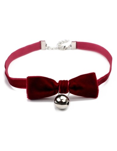 Ras de cou Bow Gling Rouge