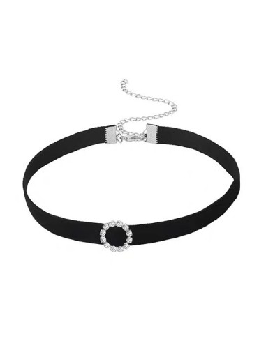 Ras de cou Diamond Circle Noir