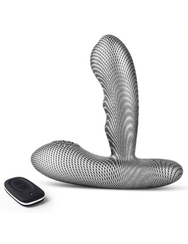 Stimulateur de prostate vibrant Bodi 9 x 3cm Gris