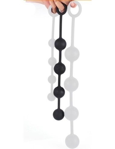 Boules anales en silicone QUARTY M 35 x 4cm