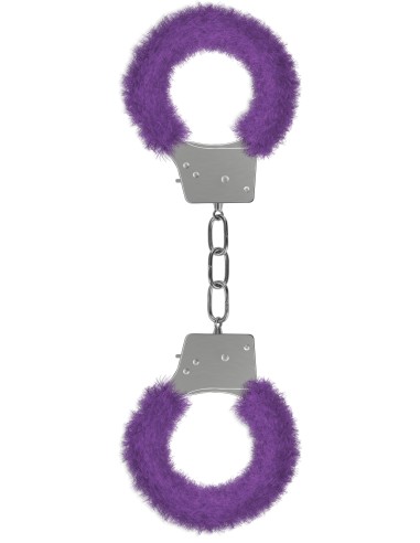 Menottes Fourrure Métalliques Violette