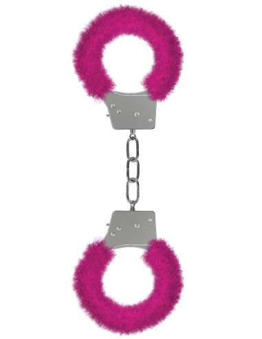 Menottes Fourrures Métalliques Rose