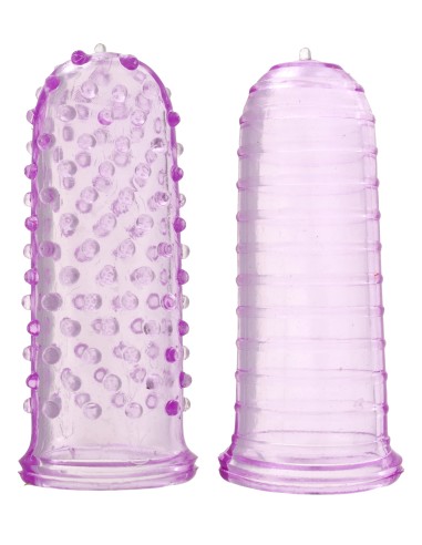 Gaines de doigt texturées Sexy Finger Ticklers x2
