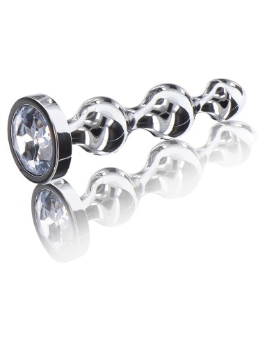 Plug Bijou Diamond Stard Beads M 10.5 x 2.5cm