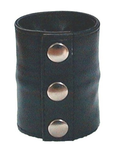 Bracelet de force en cuir Mister B Noir