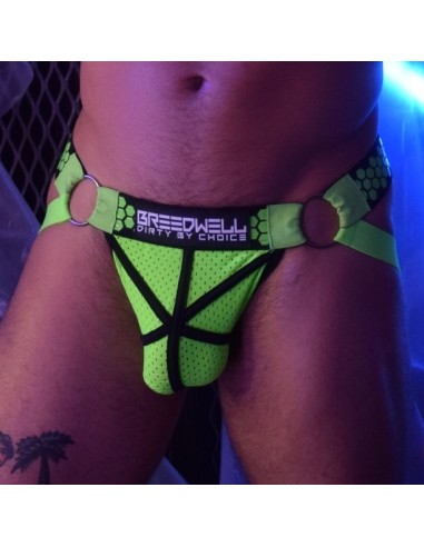 Jockstrap Hex Breedwell Vert Neon