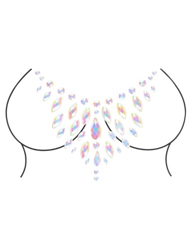 Stickers Strass Décolleté Phosphorescents Glow Chest