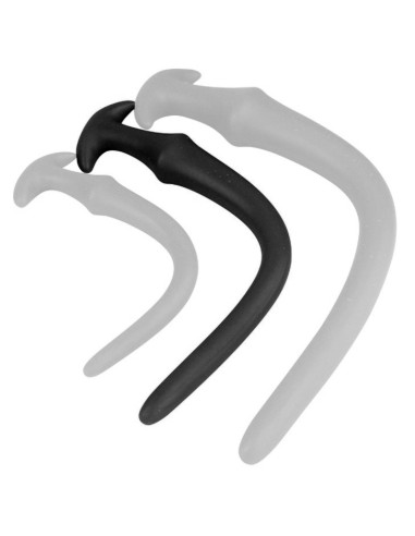 Gode long Ultra Slim M 40 x 4.2cm Noir