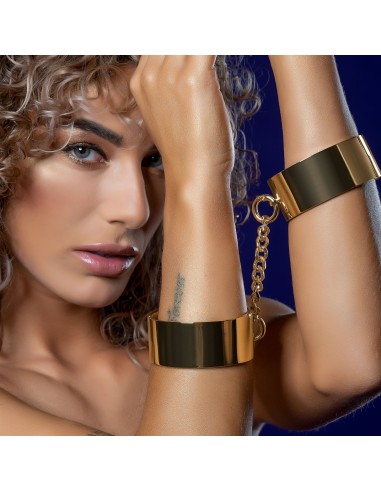 Menottes en métal Slave Wrist Taboom Dorées