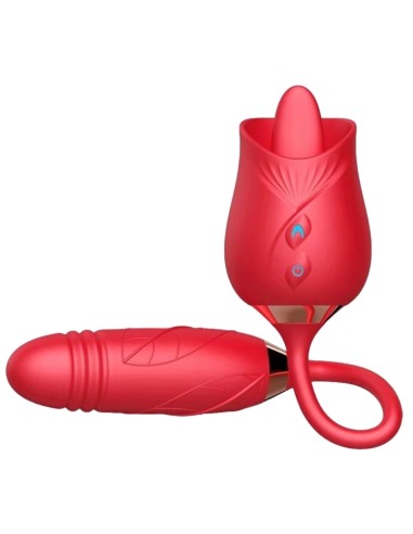 Stimulateur Double Lick Thrust 10 x 3cm