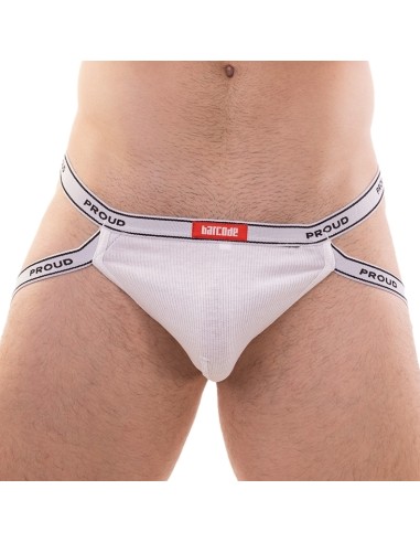 Rib Jock Proud Boy Blanc