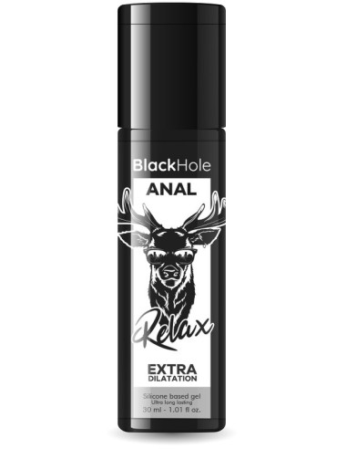 Lubrifiant Silicone Relax Black Hole Bouteille 30ml