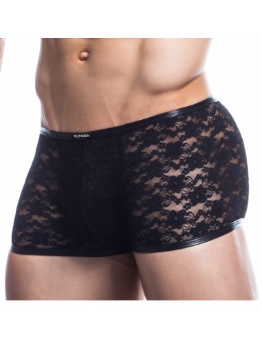 Boxer en dentelle Lace Trunk Noir