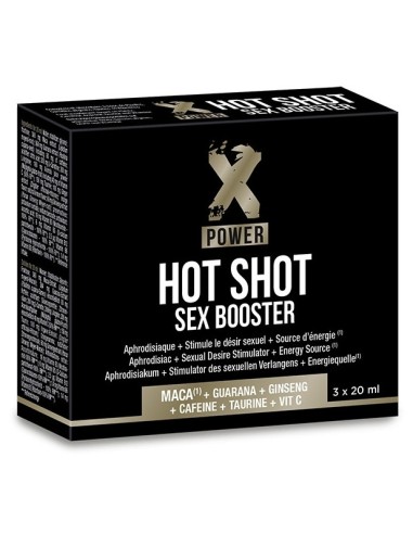 Aphrodisiaque Hot Shot Sex Booster XPower 3 x 20ml
