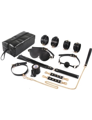 Kit d'accessoires SM avec sacoche 7 Pièces Noir