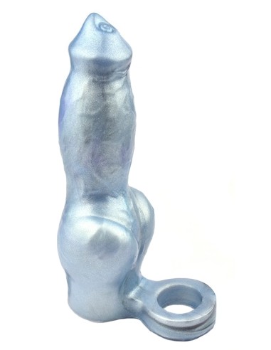 Gaine de pénis Knot 18 x 6.5 cm Bleu