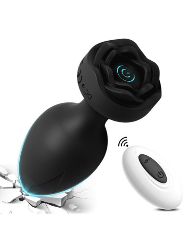 Plug vibrant Rosy Bello 8 x 3.5 cm Noir