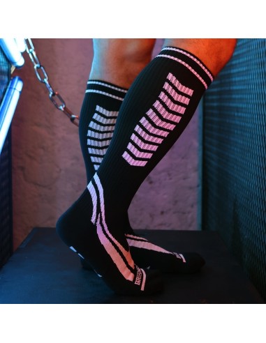 Chaussettes hautes Daycrawler Breedwell Noir-Blanc