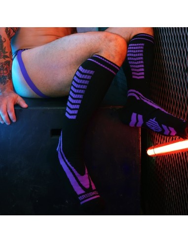 Chaussettes hautes Daycrawler Breedwell Noir-Violet