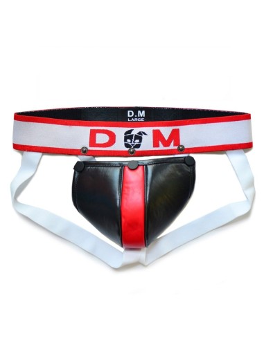 Jockstrap Neo Dungeon Noir-Rouge