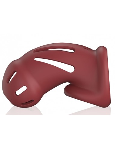 Cage de chasteté ManCage Modèle 28 - 9.5 x 3.5cm Rouge