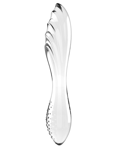 Gode en verre Dazzling Crystal 1 - 18 x 3.6cm Transparent