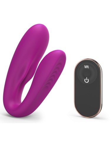 Stimulateur vibrant pour couple MATCH UP Love to Love Fuchsia