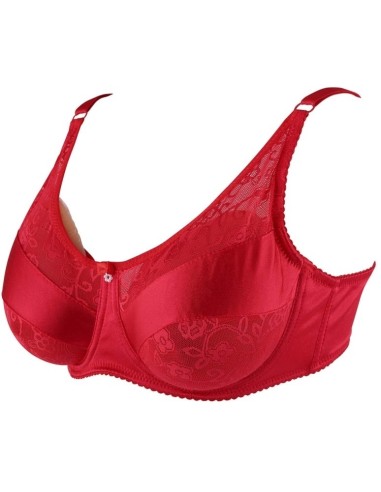 Soutien-Gorge Spécial Prothèse Mammaire Brace Rouge