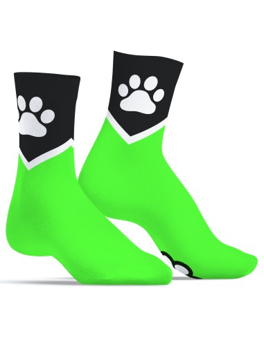 Chaussettes Paw Kinky Puppy Vertes