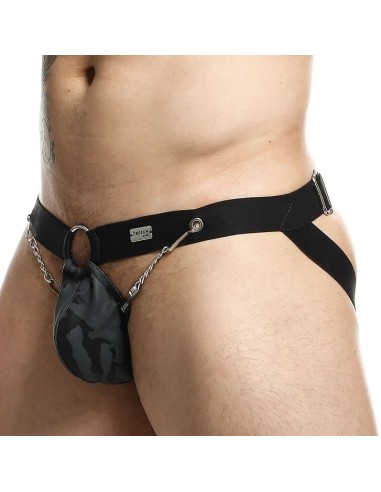 Jockstrap Ring & Chain Dngeon Gris